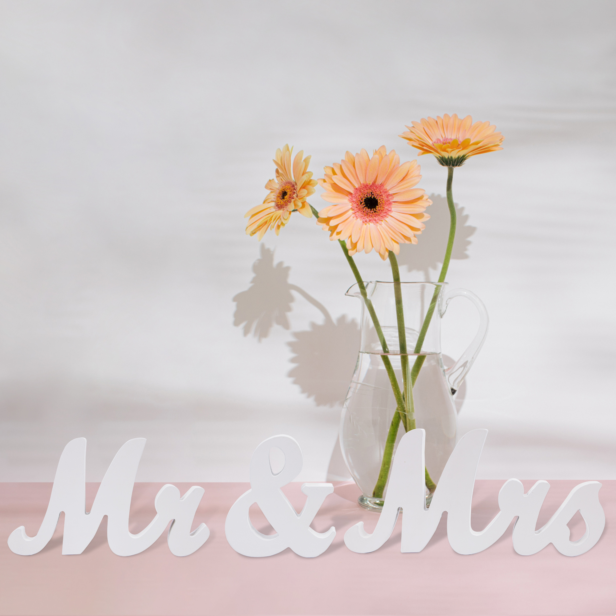 MR & MRS Sign Wedding Decorations