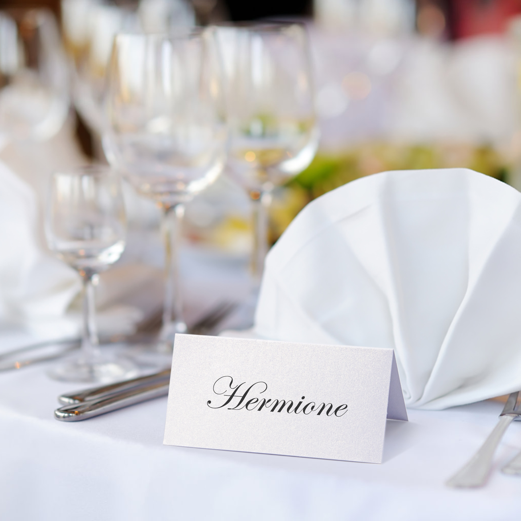 10CMx10CM Place Setting Cards