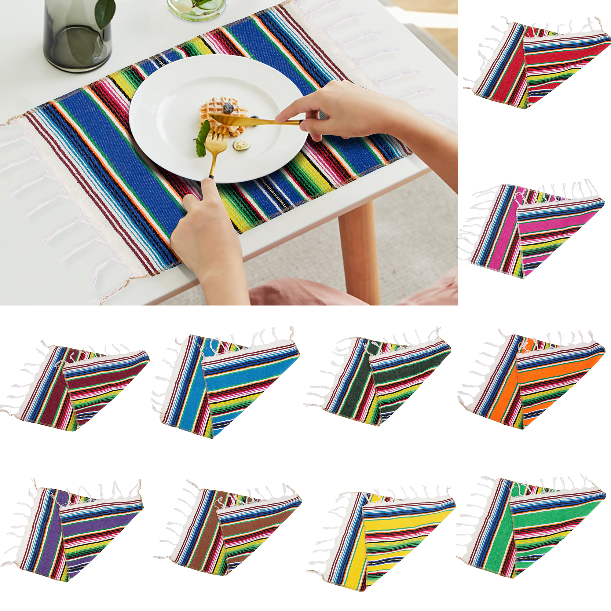 62x32 Mexican Placemats