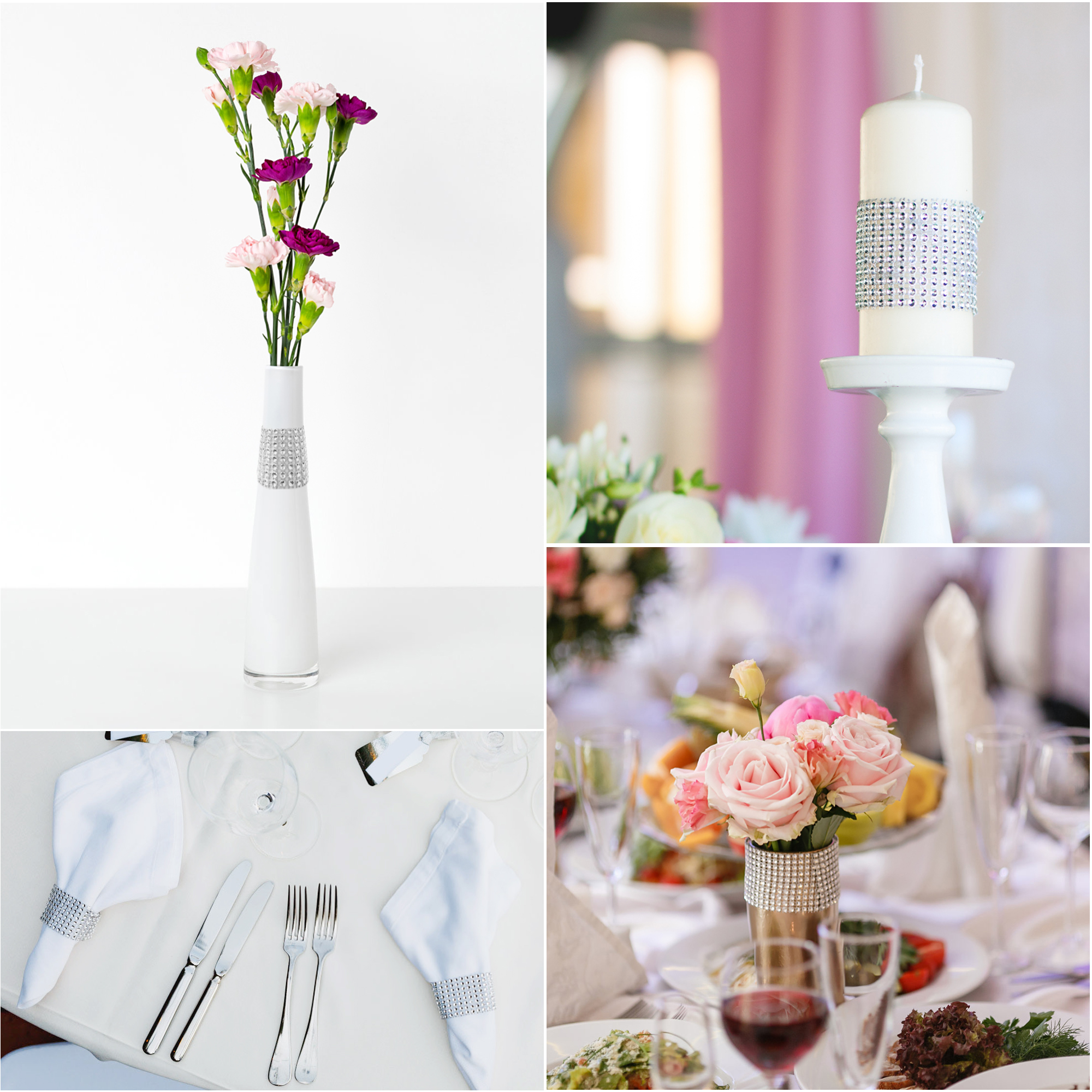 Plastic Napkin Rings Hotel Wedding Party Decorations Thanksgiving Christmas Everyday Gather