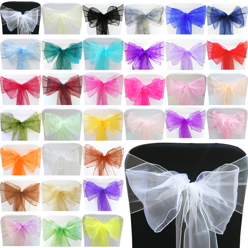 Pack of 60 22cm x 280cm Organza Chair Sash