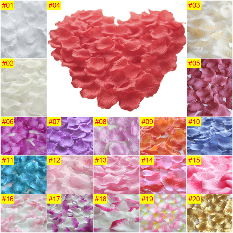 Pack of 100 Silk Rose Petals