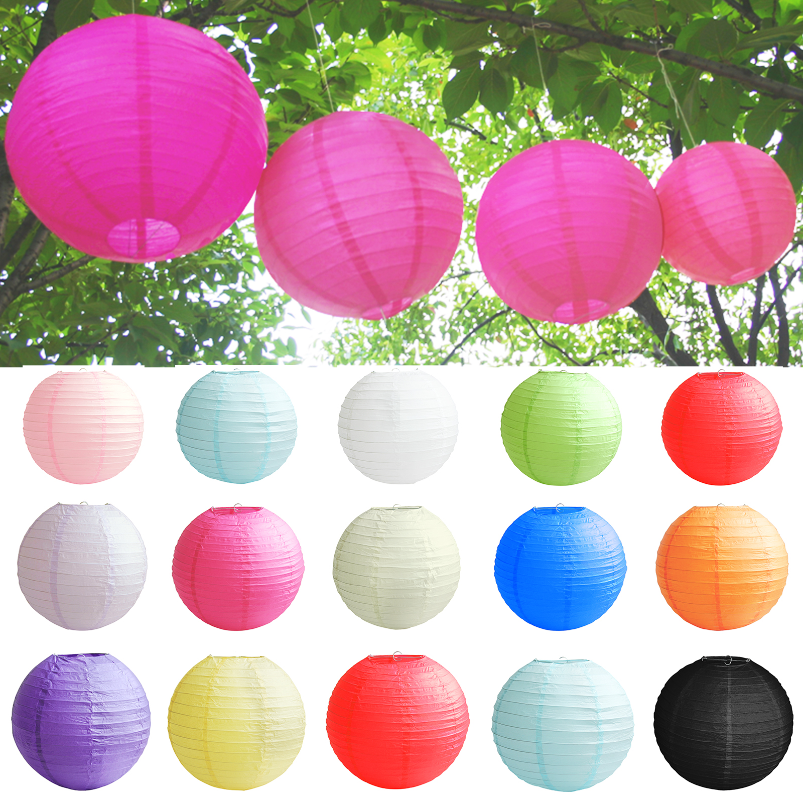 20cm Round Paper Lantern Party Decoration