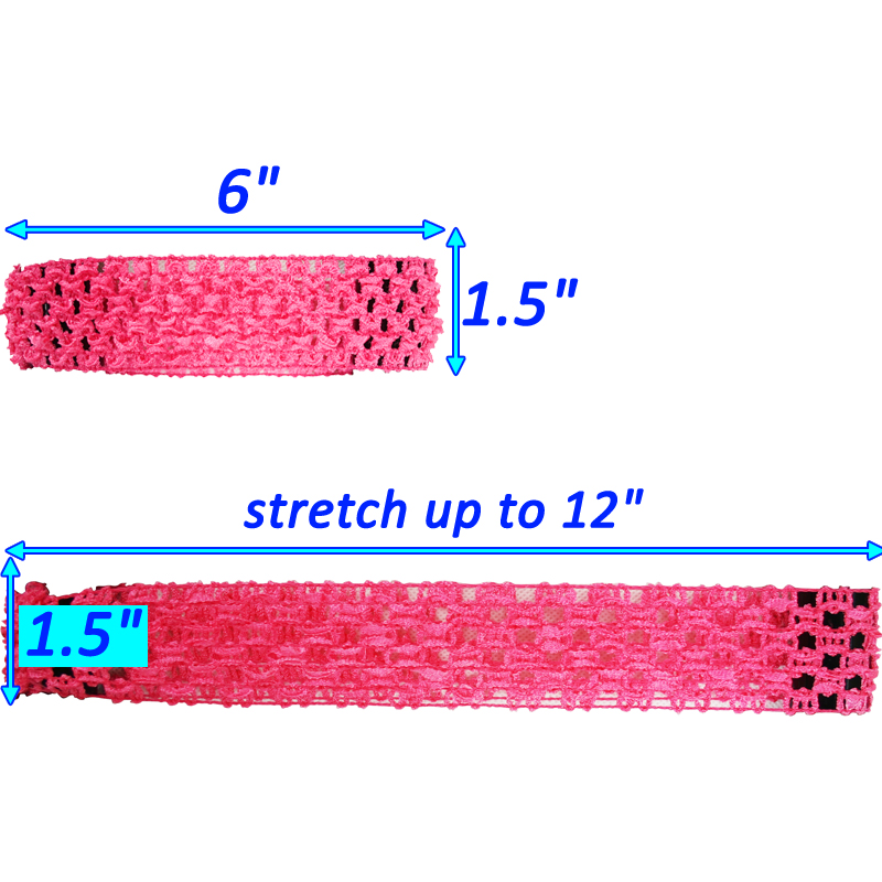 3.8cm x 15cm Crochet Tutu Tube Top