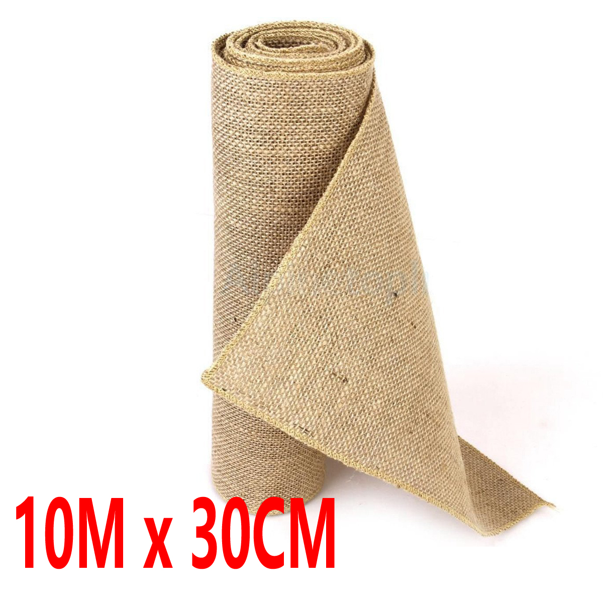 30cmx10m Hessian Table Runner Burlap Jute Roll
