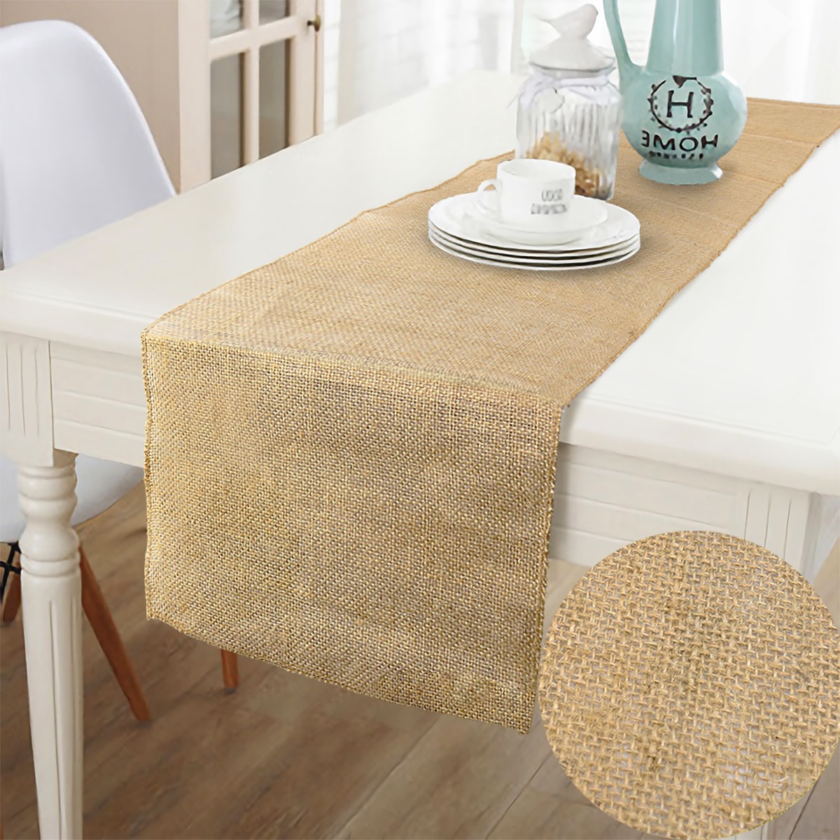 30x160cm  Hessian Table Runner