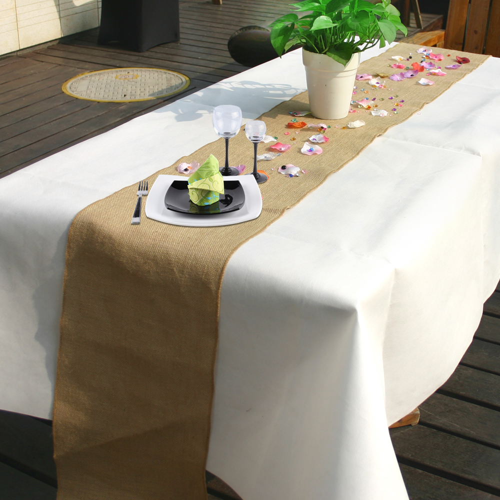 30x275cm Hessian Burlap Table Runners