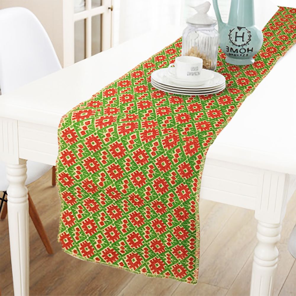 275x30cm Check Jute Hessian Table Runners