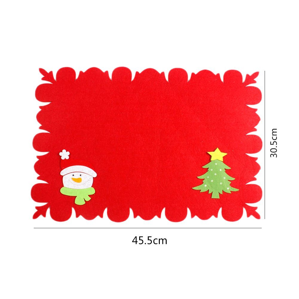Christmas Red Placemats